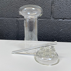 Examples of blown glass, pressed glass, and glass tubing